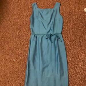 1950s Vintage Sheath Blue dress